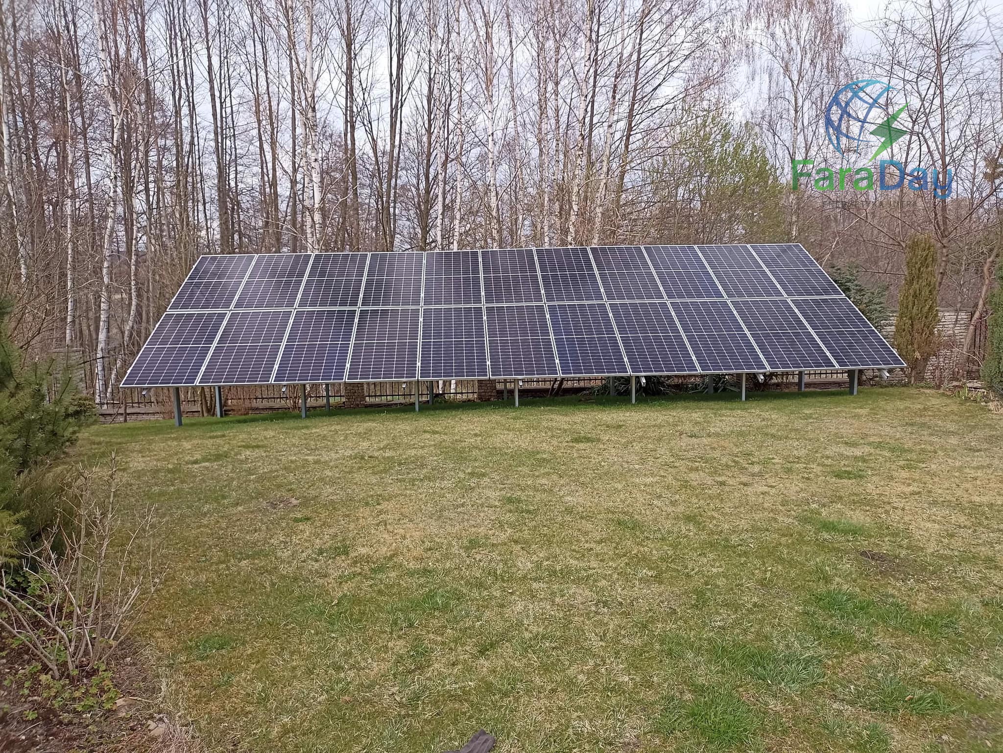 Panele solarne - instalacja naziemna