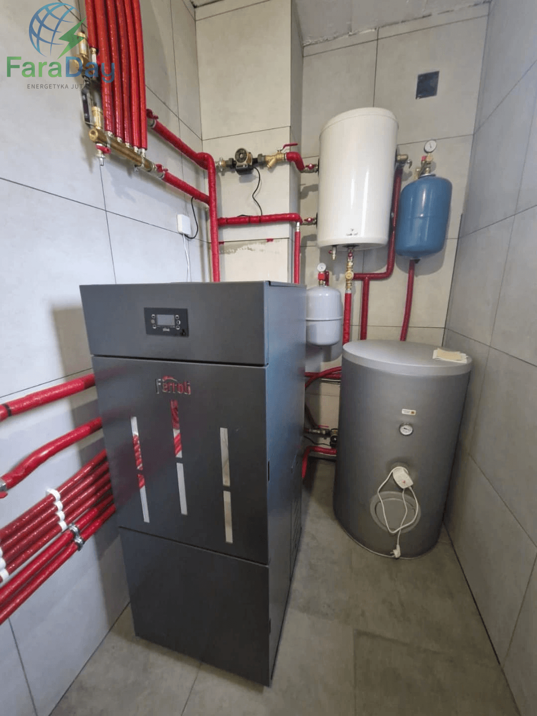 Kocioł na pellet drzewny