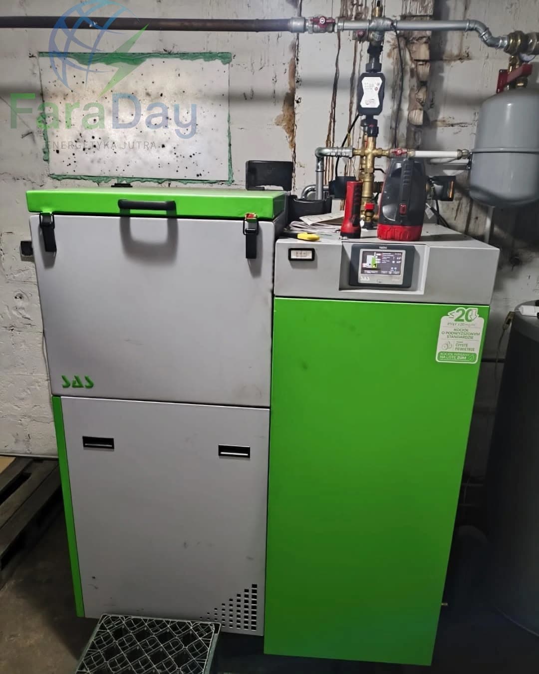 Kocioł na pellet - instalacja